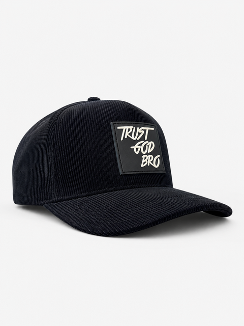 Corduroy "Classic" Black | Snap-Back Hat