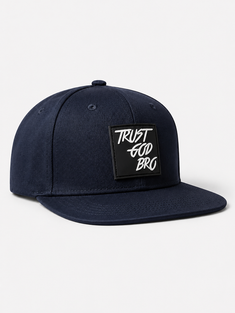 6 Panel "Classic" Black | Snap-Back Hat