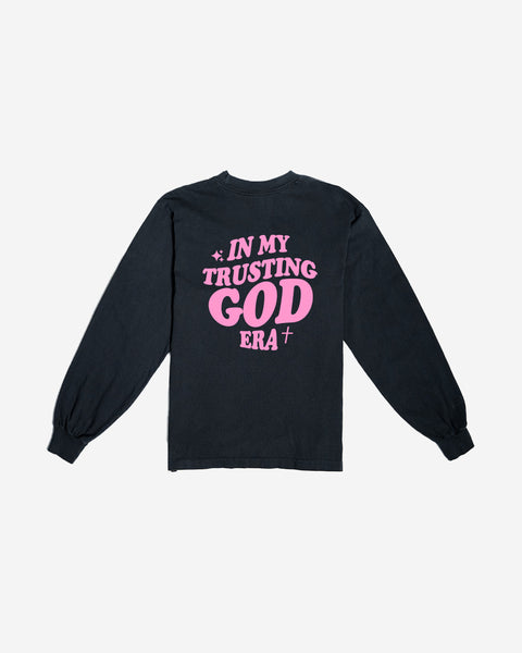 "Trust in God" Era Heavyweight Mock Neck Longsleeve Tee