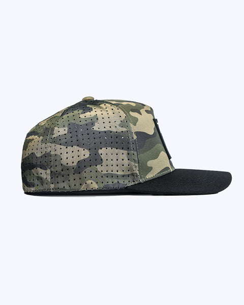 "Classic" Military Camo | Performance Snap-Back Hat