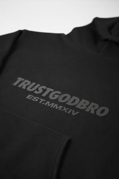 "Stealth" Black Hoodie