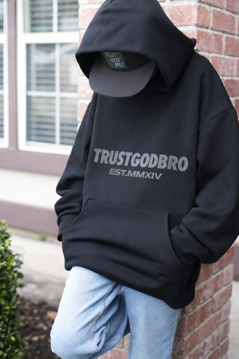 "Stealth" Black Hoodie