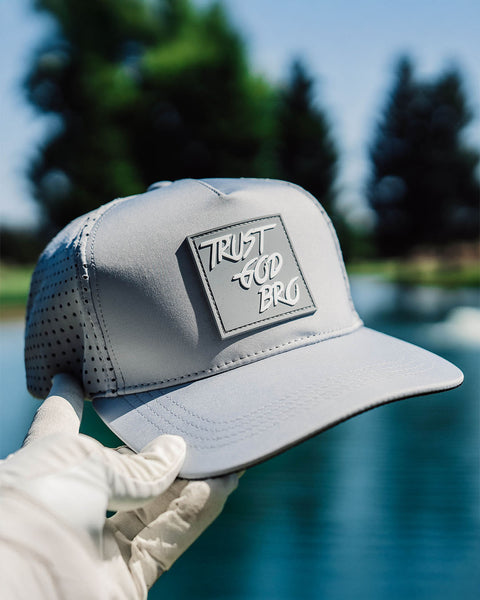 "Classic" Cool Grey | Performance Snap-Back Hat