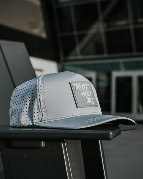 "Classic" Cool Grey | Performance Snap-Back Hat