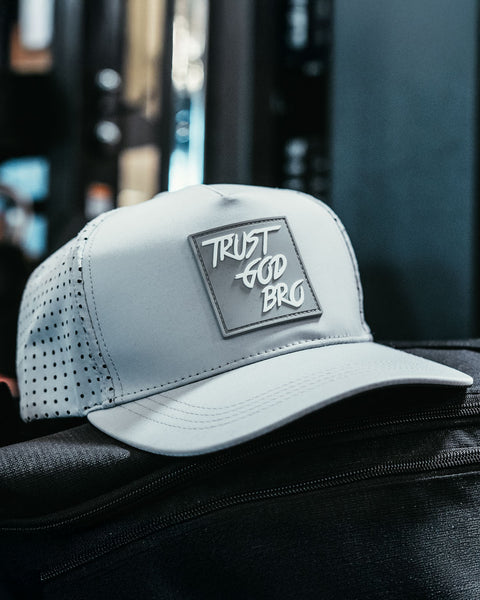 "Classic" Cool Grey | Performance Snap-Back Hat